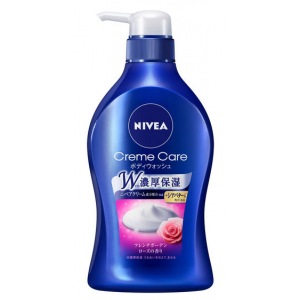 NIVEA 니베아 크림케어 바디워시 프렌치 가든 로즈의 향기 펌프 480ml