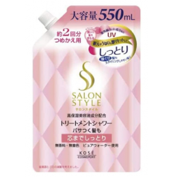 KOSE 살롱스타일 마사지 샤워 촉촉함 리필 550ml