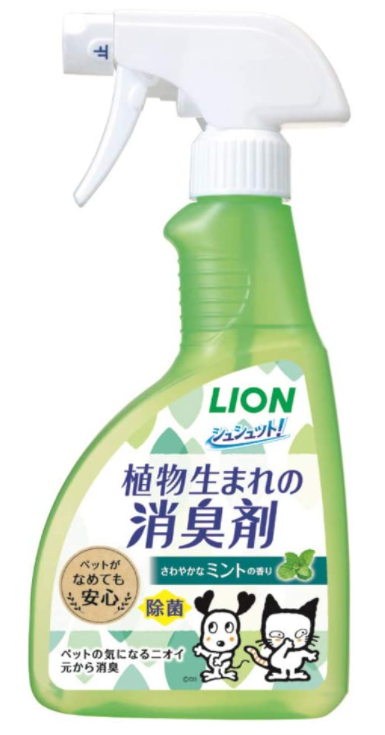 LION 슈슈토 식물 반려동물 탈취제 민트향 400ml