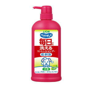 라이온 애견용 저자극 샴푸린스 펌프용 550ml