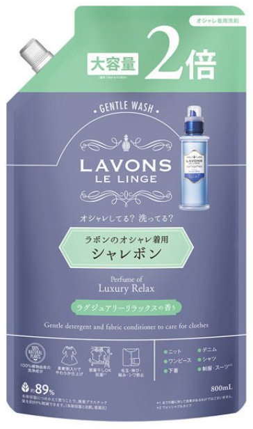 LAVONS 라봉 울샴푸 럭셔리 릴렉스 리필 800ml