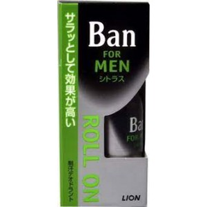 BAN 남성용 롤온 데오드란트 시트러스 30ml