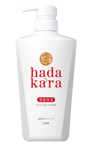 하다카라 (hadakara) 바디워시 신선한 꽃향기 펌프 500ml