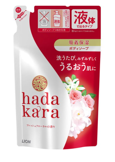 하다카라 (hadakara) 바디워시 신선한 꽃향기 리필 360ml