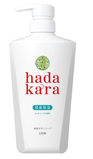 하다카라 (hadakara) 바디워시 리치 비누향기 펌프 500ml