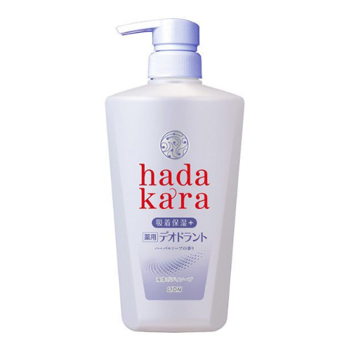 hadakara (하다카라) 약용 데오도란트 바디워시 허브 비누 향기 본체 500ml