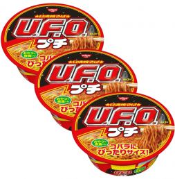 닛신 UFO 야키소바 쁘띠 사이즈 3개 세트