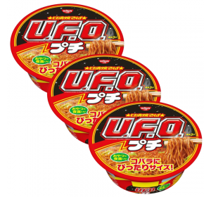 닛신 UFO 야키소바 쁘띠 사이즈 3개 세트