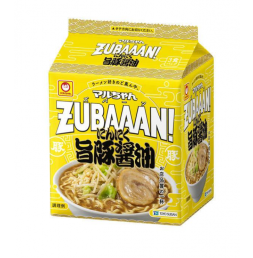 마루짱 봉지라면 ZUBAAAN 마늘맛 돼지 간장라멘 3개입