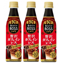 산토리 보스카페 카페인 리스 저당 340ml 3개 세트