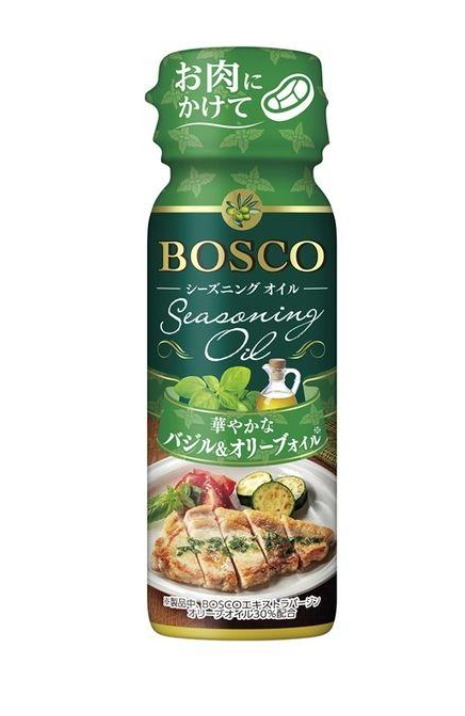 보스코 시즈닝 오일 바질 & 올리브 오일 90g