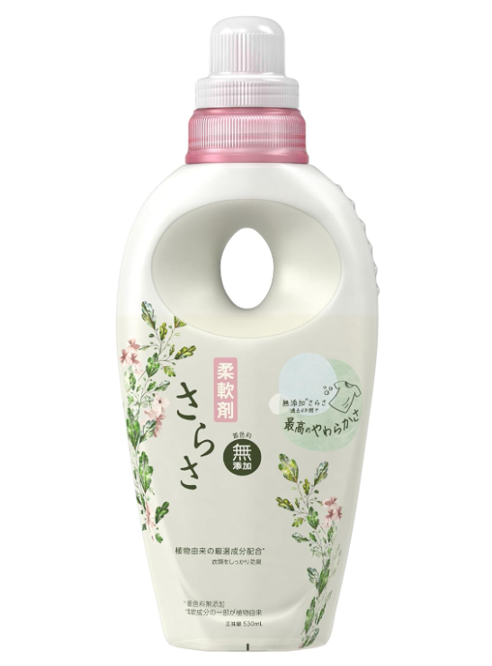 사라사 섬유 유연제 순수비누의향 본체 530ml