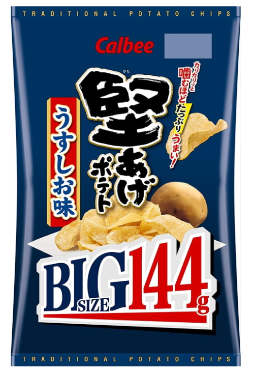 칼비 딱딱하게 튀긴 감자칩 우스시오맛 BIG