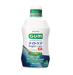 GUM 나이트 케어 가글 리프레쉬 허브 450ml