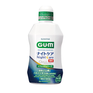 GUM 나이트 케어 가글 리프레쉬 허브 450ml