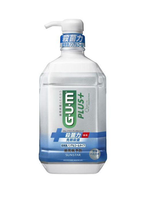 GUM 플러스 덴탈린스 저자극 무알콜 가글900ml