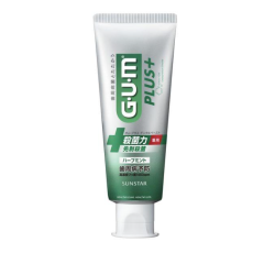 GUM 플러스 덴탈 페이스트 허브 민트 치약 120g