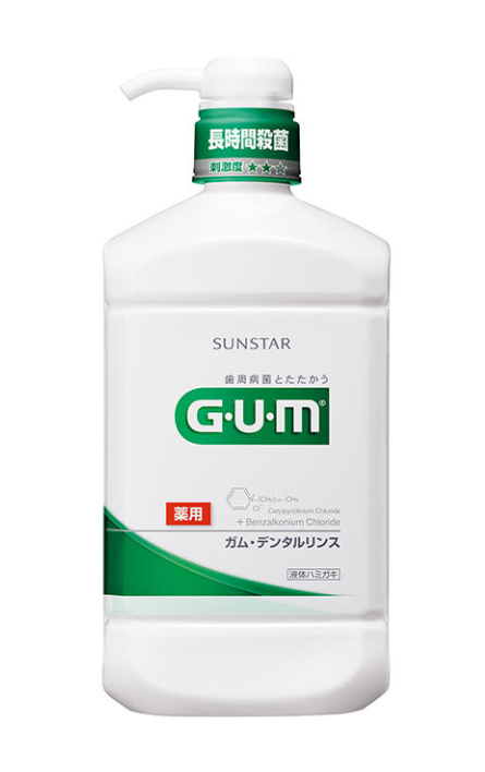 GUM 덴탈린스 가글 레귤러 960ml