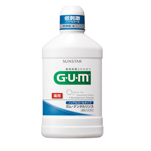 GUM 덴탈린스 가글 무알코올 500ml