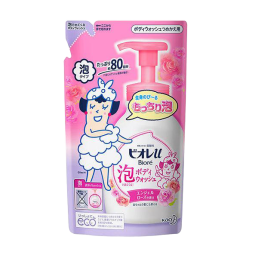 비오레U 거품 바디워시 리필용 로즈향 480ml