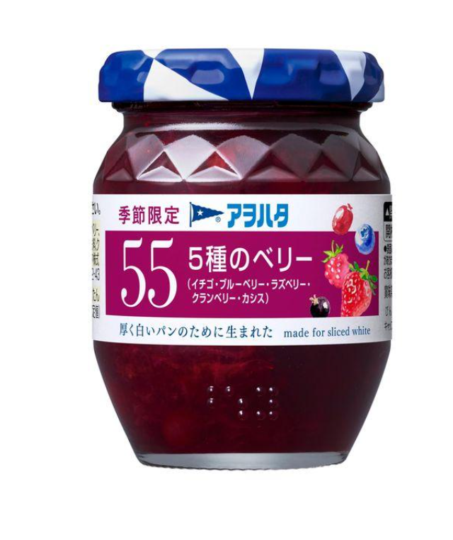 아오하타 55 5종의 베리잼 150g