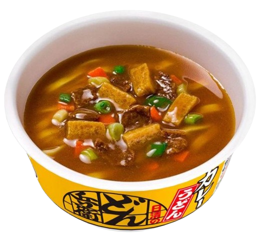닛신 돈베이 카레 우동 서일본