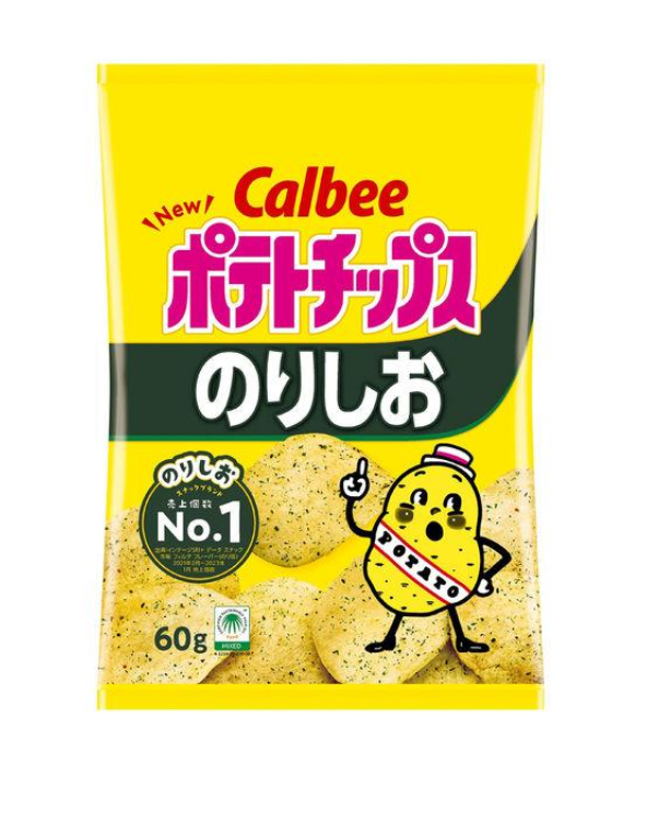 칼비 감자칩 노리시오 김 소금맛 60g