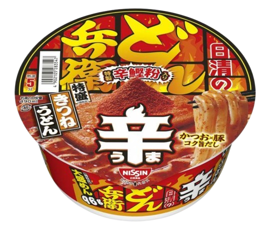 닛신 매운 돈베이 키츠네 우동